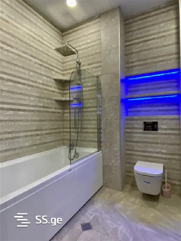 Elite 2-room apartment on 22nd floor in Saburtalo, $1500/month