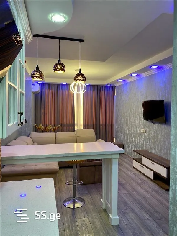 Elite 2-room apartment on 22nd floor in Saburtalo, $1500/month