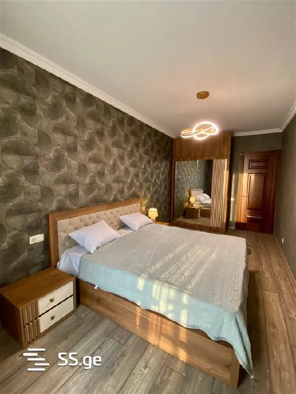 Elite 2-room apartment on 22nd floor in Saburtalo, $1500/month