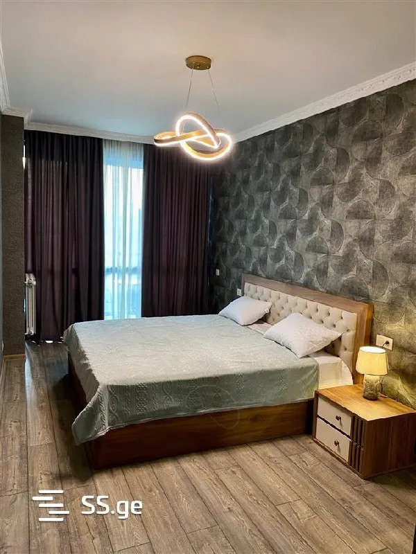 Elite 2-room apartment on 22nd floor in Saburtalo, $1500/month