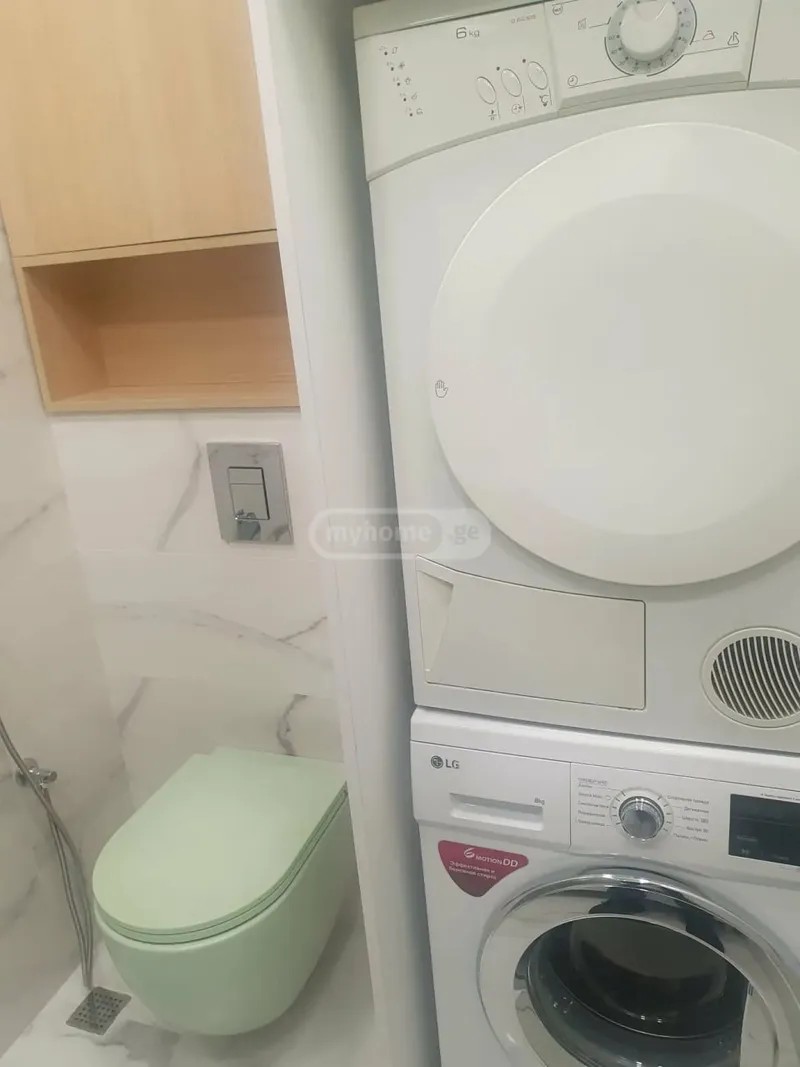 2-ოთახიანი ბინა საბურთალოში, $1270/თვე